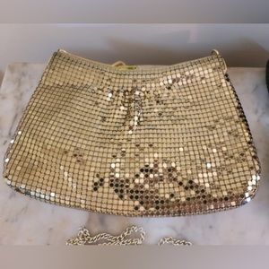 La Regale Gold Sequin bag